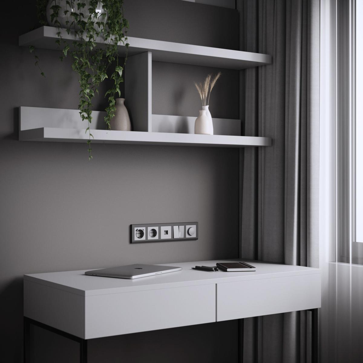 Розетка с заземлением, шторками и USB тип A+C Werkel W1171765 4690389195600 a063618 4690389195600 - магазин электротехники Electroshop