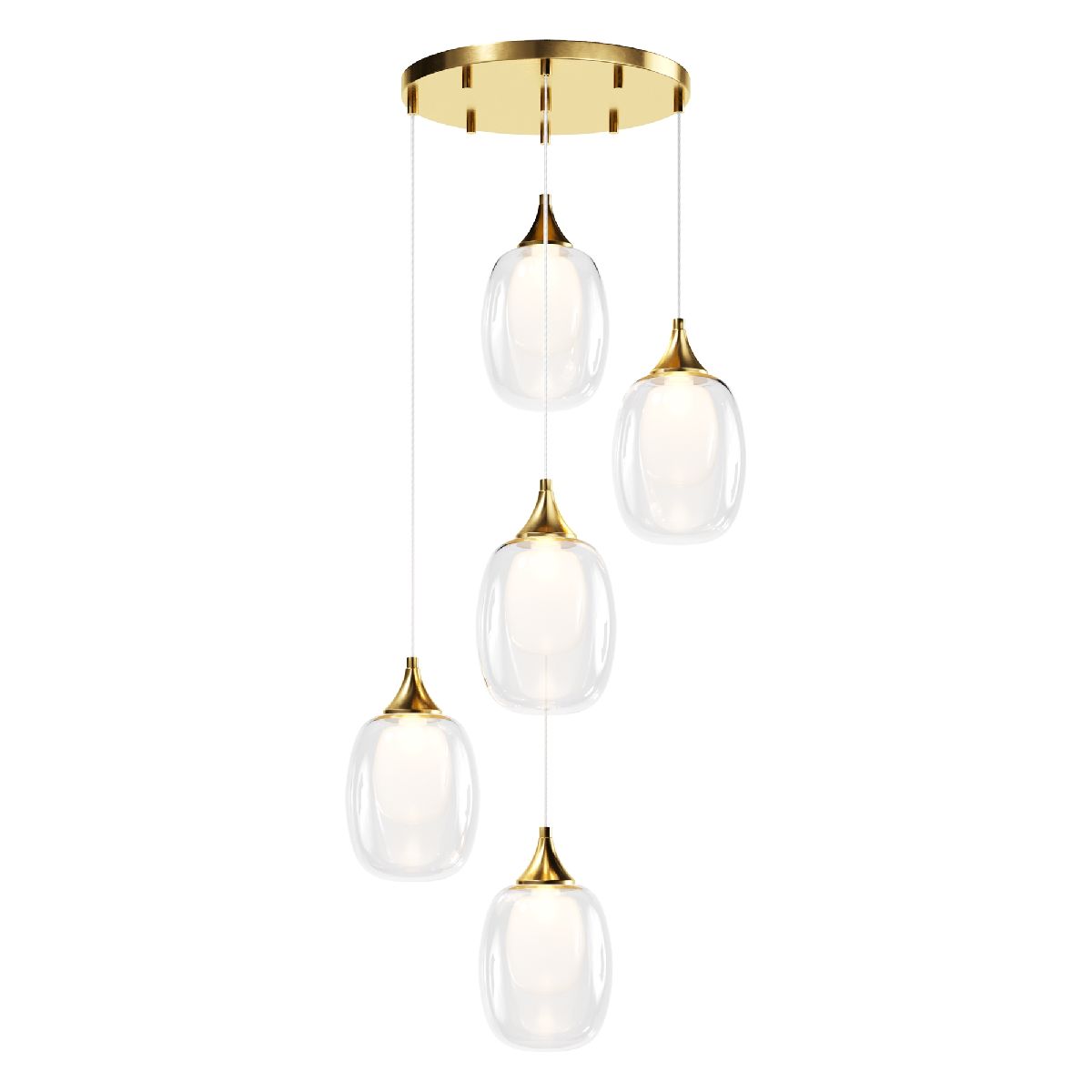Каскадная люстра Maytoni Aura MOD016PL-05BS MOD016PL-05BS - магазин электротехники Electroshop