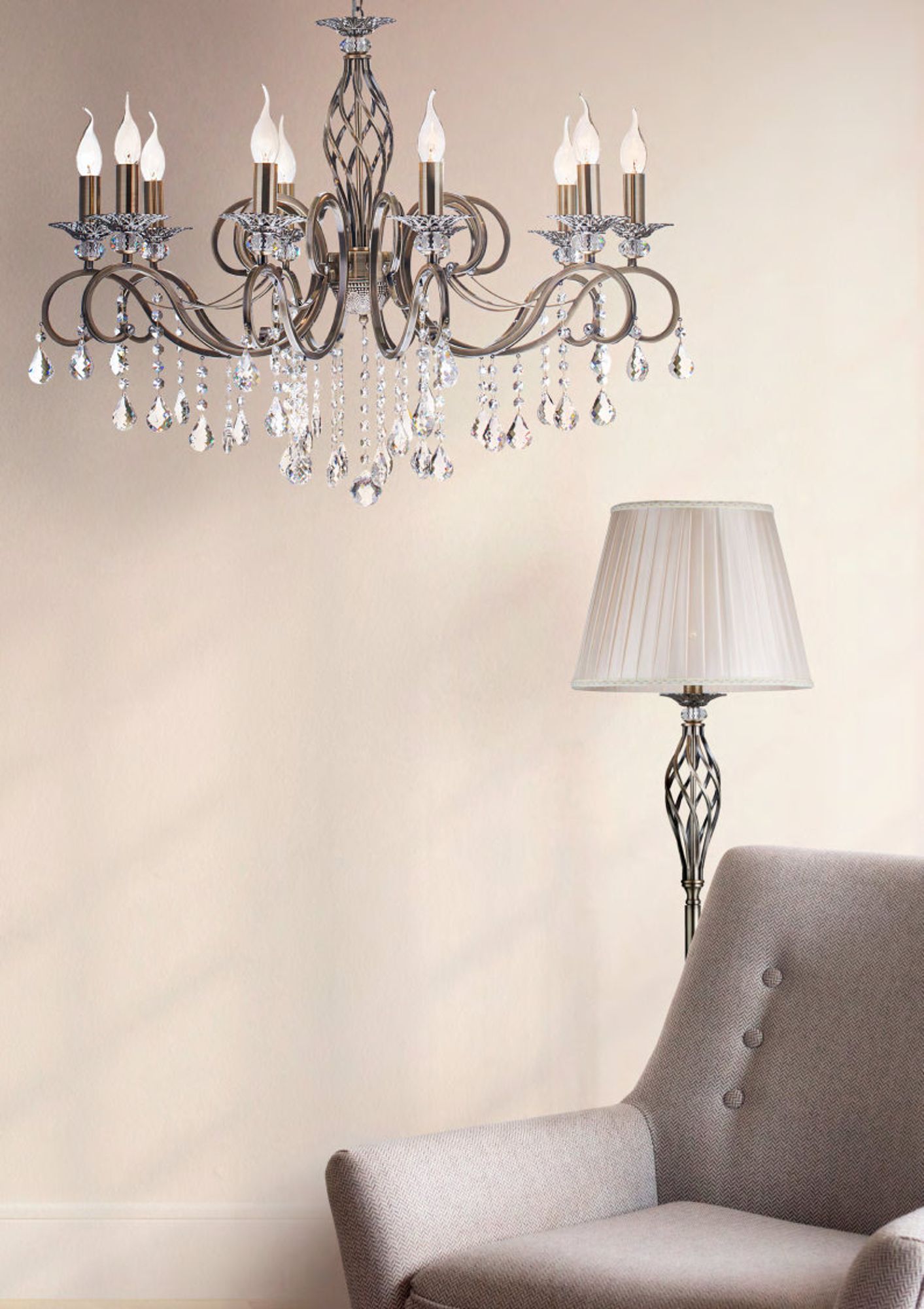 Подвесная люстра Maytoni Grace RC247-PL-10-R RC247-PL-10-R - магазин электротехники Electroshop