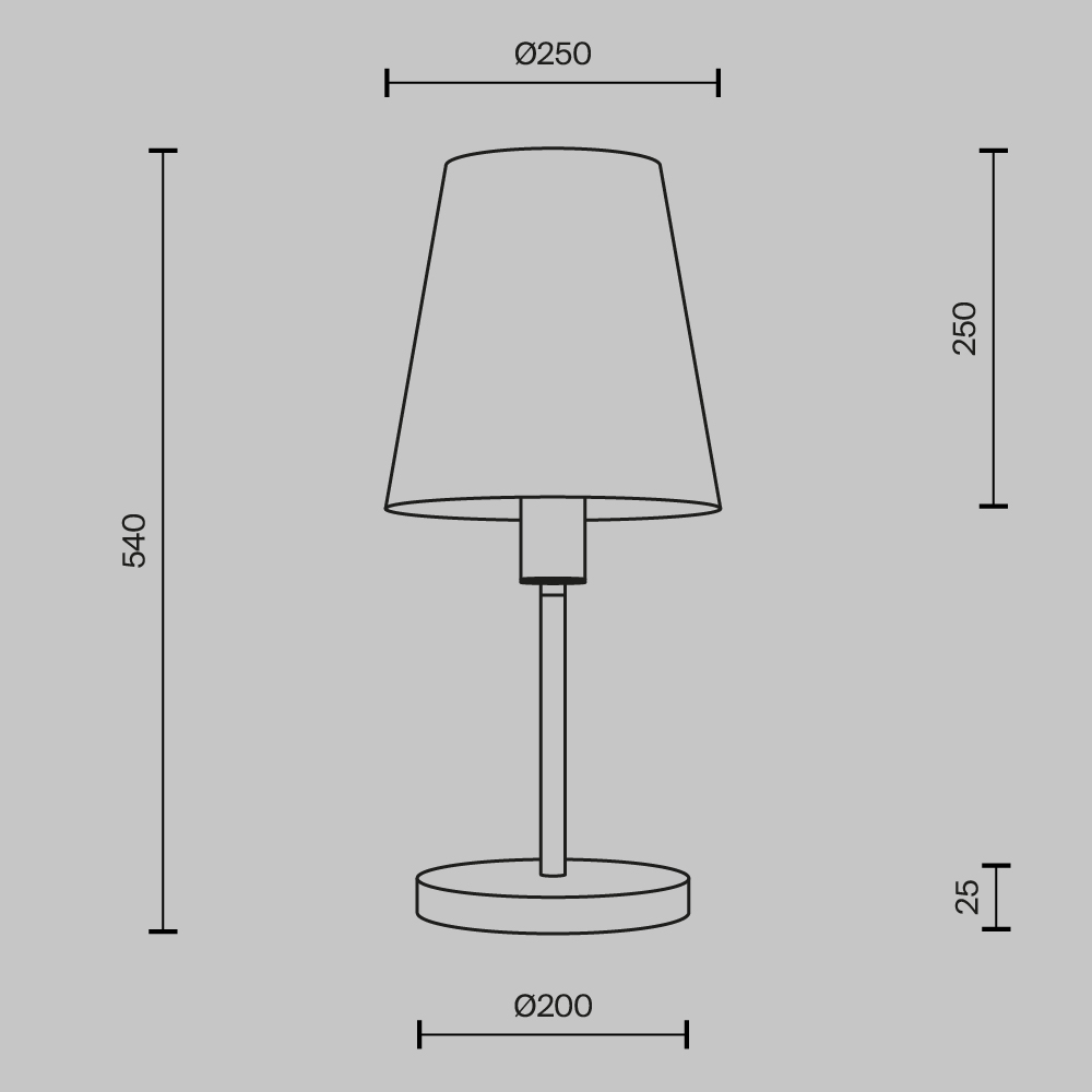 Настольная лампа Maytoni Lira MOD483TL-01BS MOD483TL-01BS - магазин электротехники Electroshop