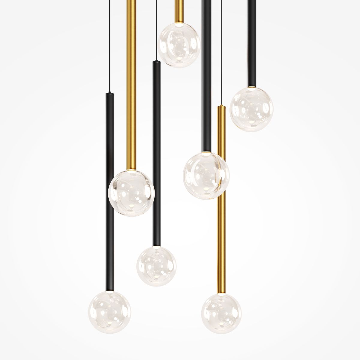 Каскадная люстра Maytoni Bubble dream MOD383PL-L20BBS3K MOD383PL-L20BBS3K - магазин электротехники Electroshop