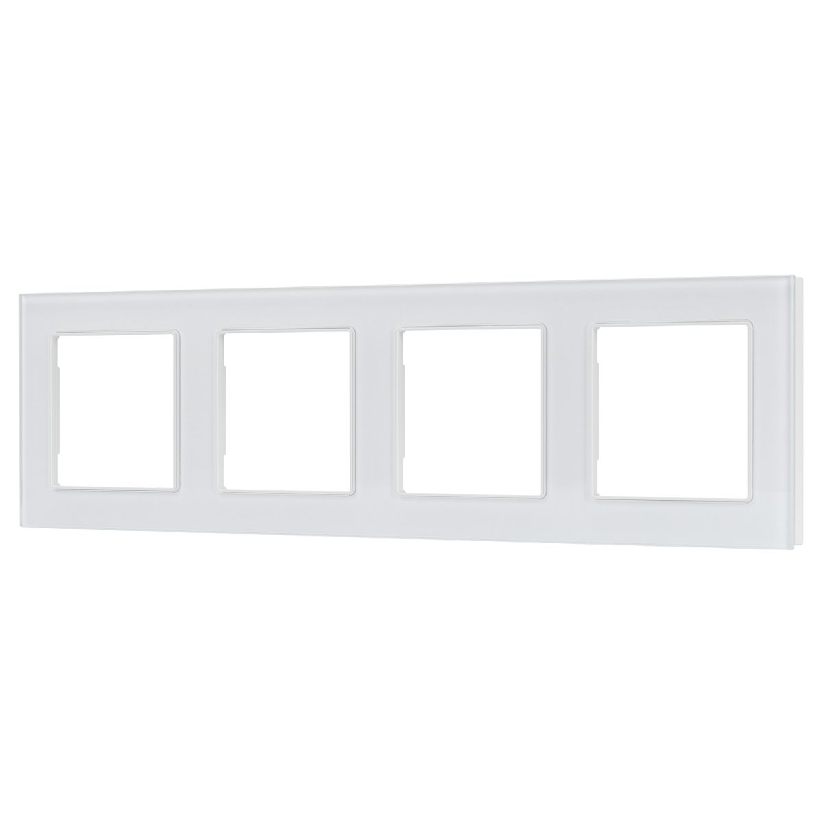 Рамка четырехместная Arlight FRM-GLARE-GS-4-WH 043802 043802 - магазин электротехники Electroshop