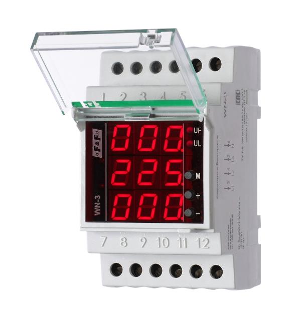 Вольтметр трехфазный F&F WN-3 EA04.007.007 EA04.007.007 - магазин электротехники Electroshop