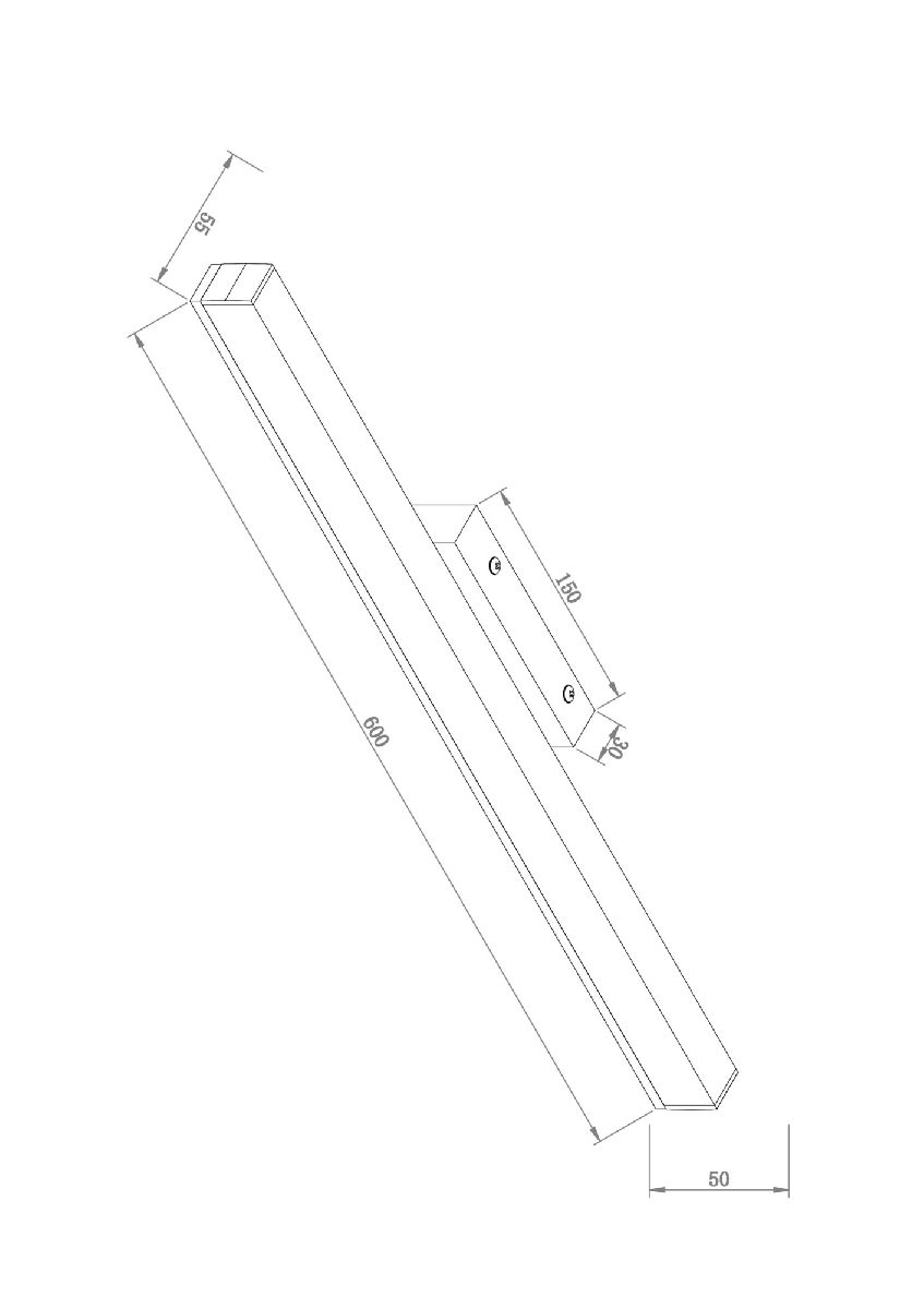 Подсветка для зеркал Maytoni Fichte MIR012WL-L14W4K MIR012WL-L14W4K - магазин электротехники Electroshop
