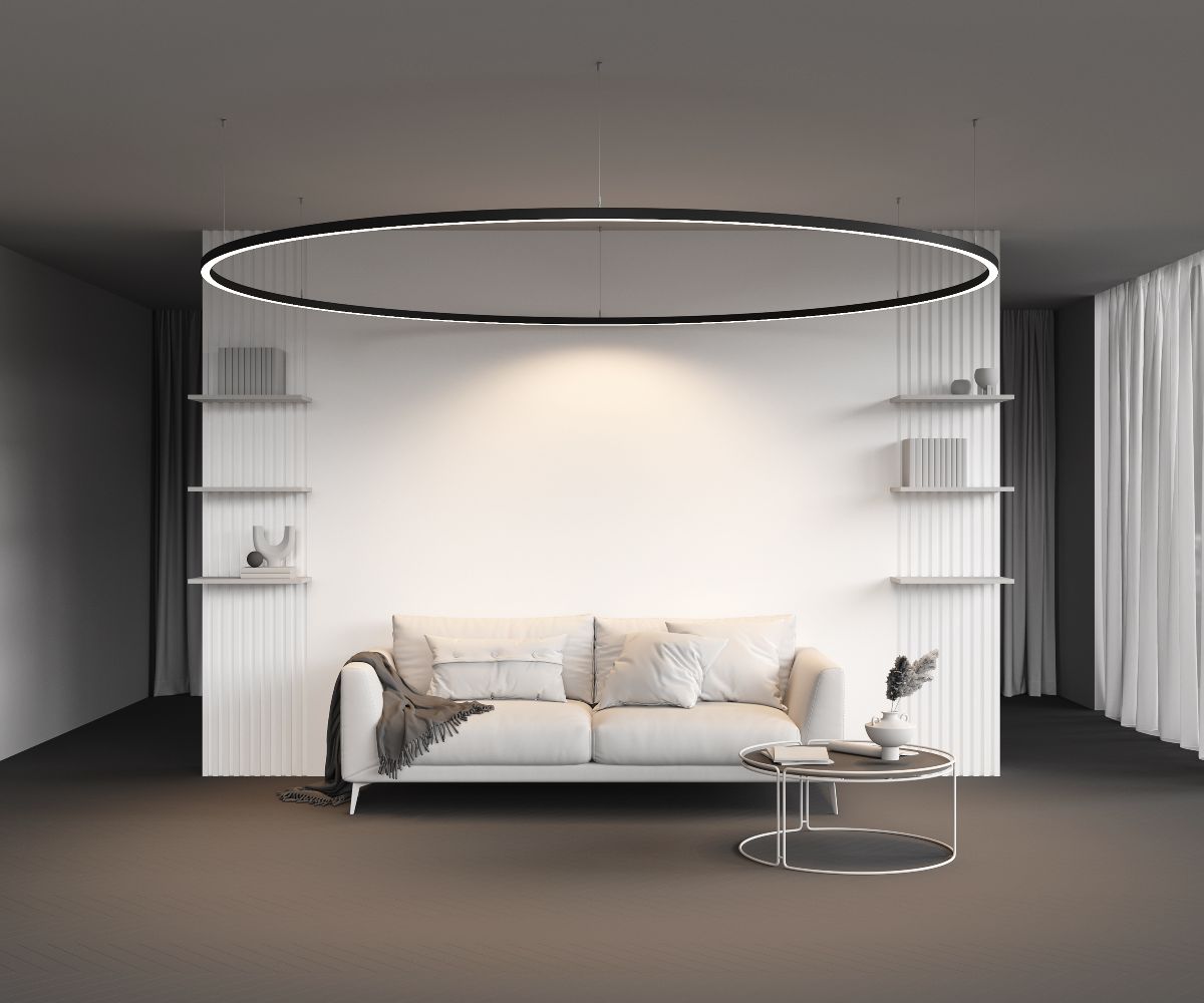 Радиусный профиль Maytoni Led strip ALM-3535R-B-D-45°-3M ALM-3535R-B-D-45°-3M - магазин электротехники Electroshop