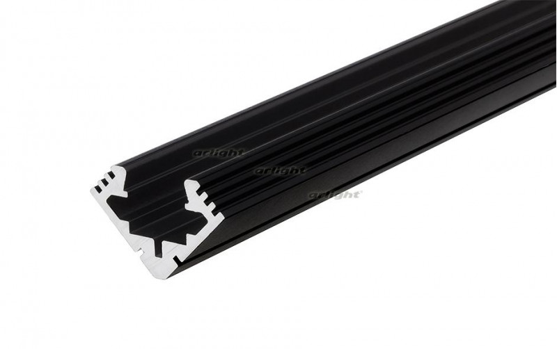 Профиль Arlight PDS45-T-2000 ANOD Black RAL9005 020897 020897 - магазин электротехники Electroshop