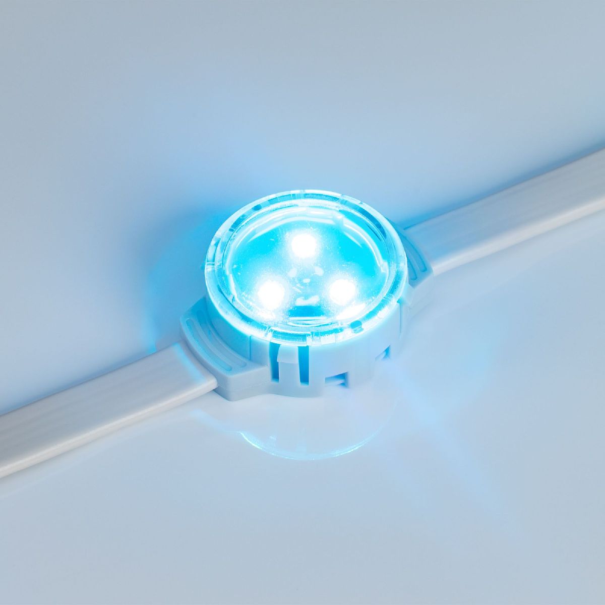 Модуль управляемый Arlight SOLEX-SPI-3535-3-12V RGB 120deg (D30x16mm, 0.75W, IP67) 029240 029240 - магазин электротехники Electroshop