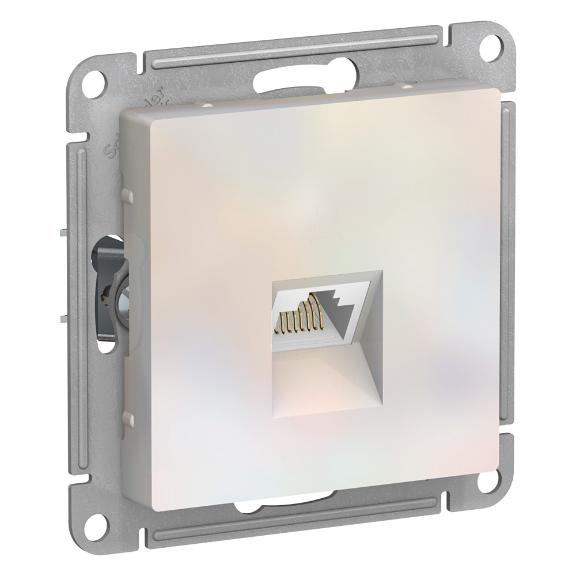 Розетка компьютерная RJ45 кат 5Е AtlasDesign жемчуг Systeme Electric ATN000483 ATN000483 - магазин электротехники Electroshop