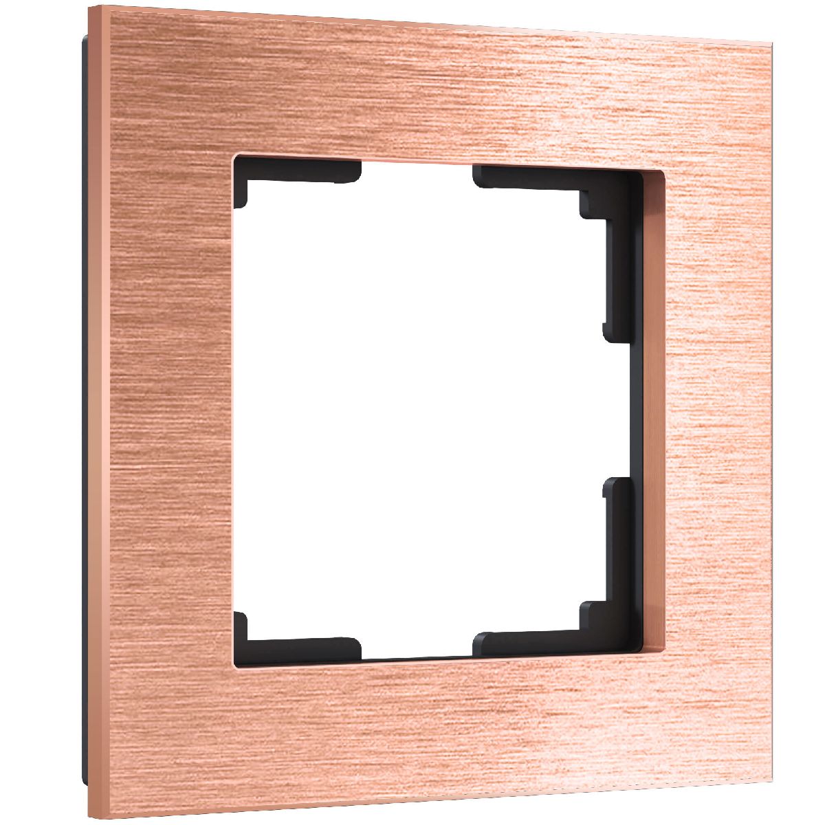 Рамка на 1 пост Werkel Aluminium 4690389182877 W0011712 a058760 4690389182877 - магазин электротехники Electroshop