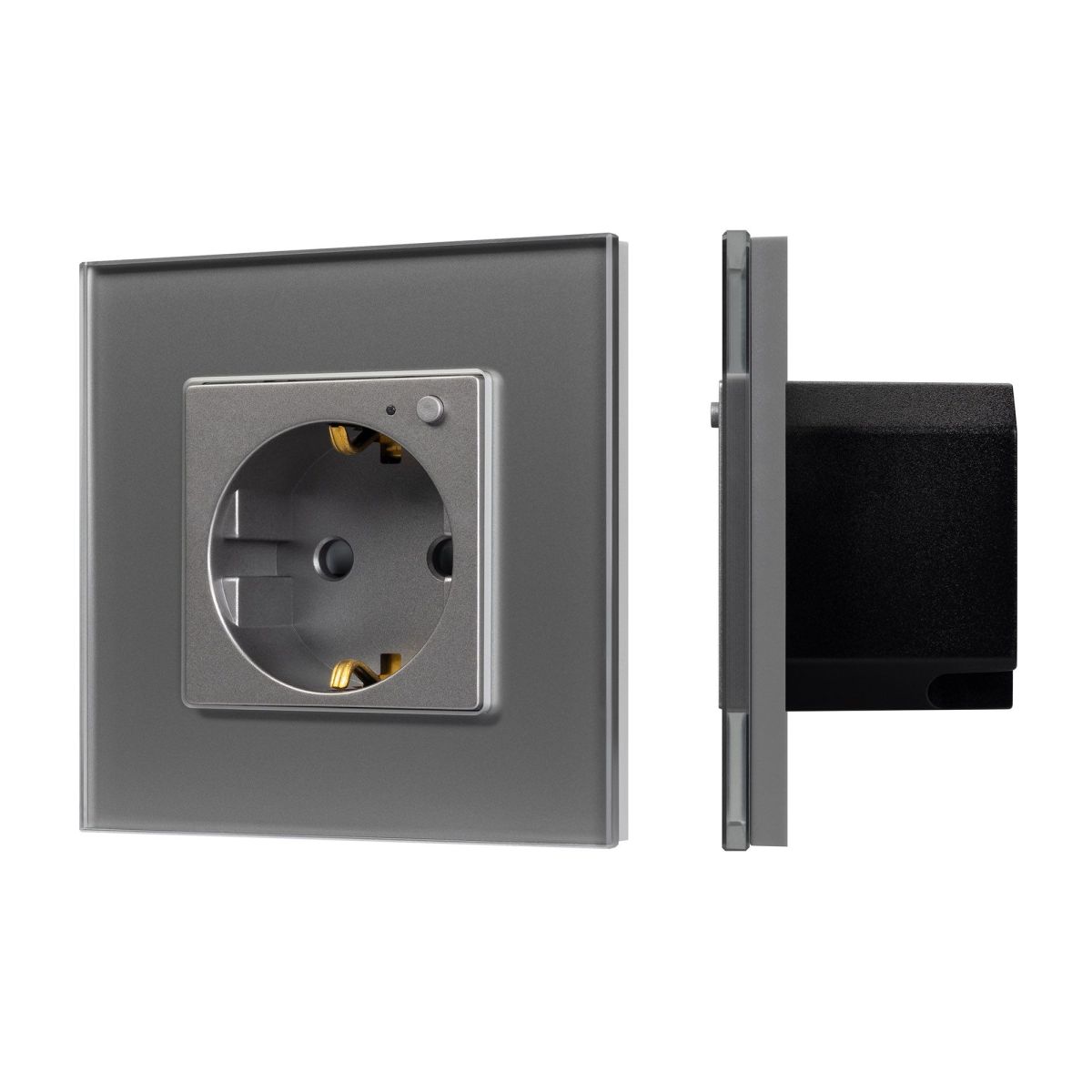 Розетка электрическая с Zigbee управлением Arlight SCT-OMALI-EUZB1-PL-GR (240V, 16A, Zigbee) 050101 050101 - магазин электротехники Electroshop