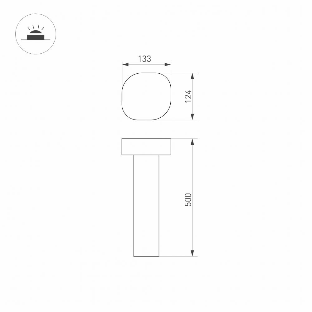 Садовый светильник Arlight Lgd-swamp-boll 029968 029968 - магазин электротехники Electroshop