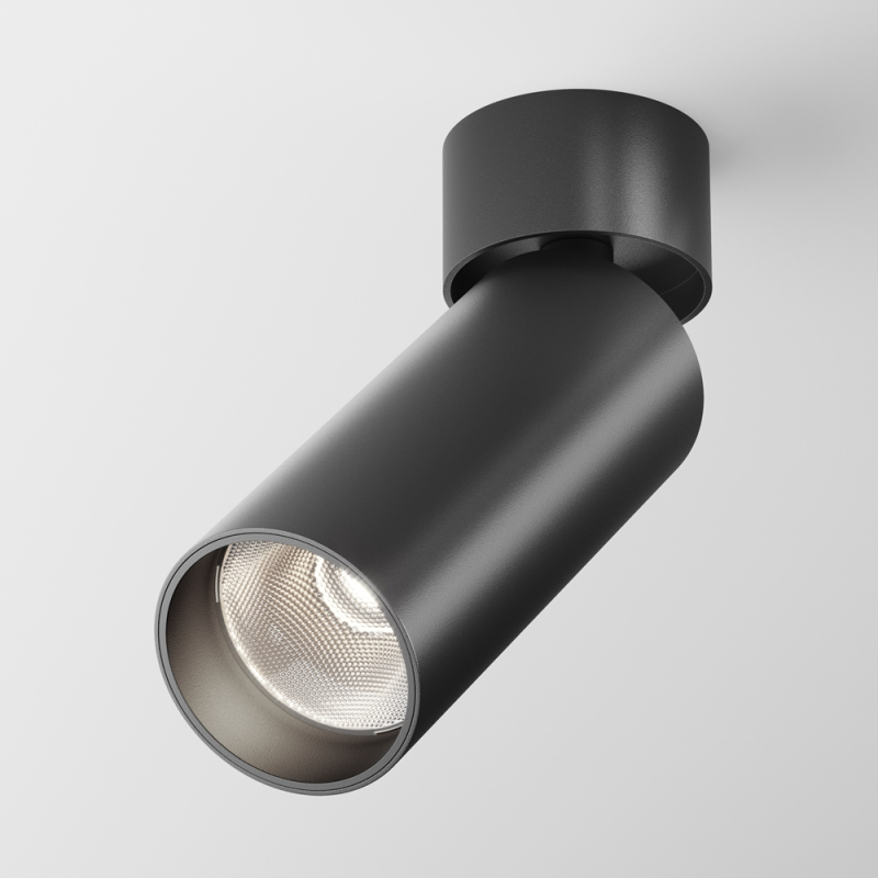 Накладной спот Maytoni Focus LED C055CL-L12B4K-W-B C055CL-L12B4K-W-B - магазин электротехники Electroshop