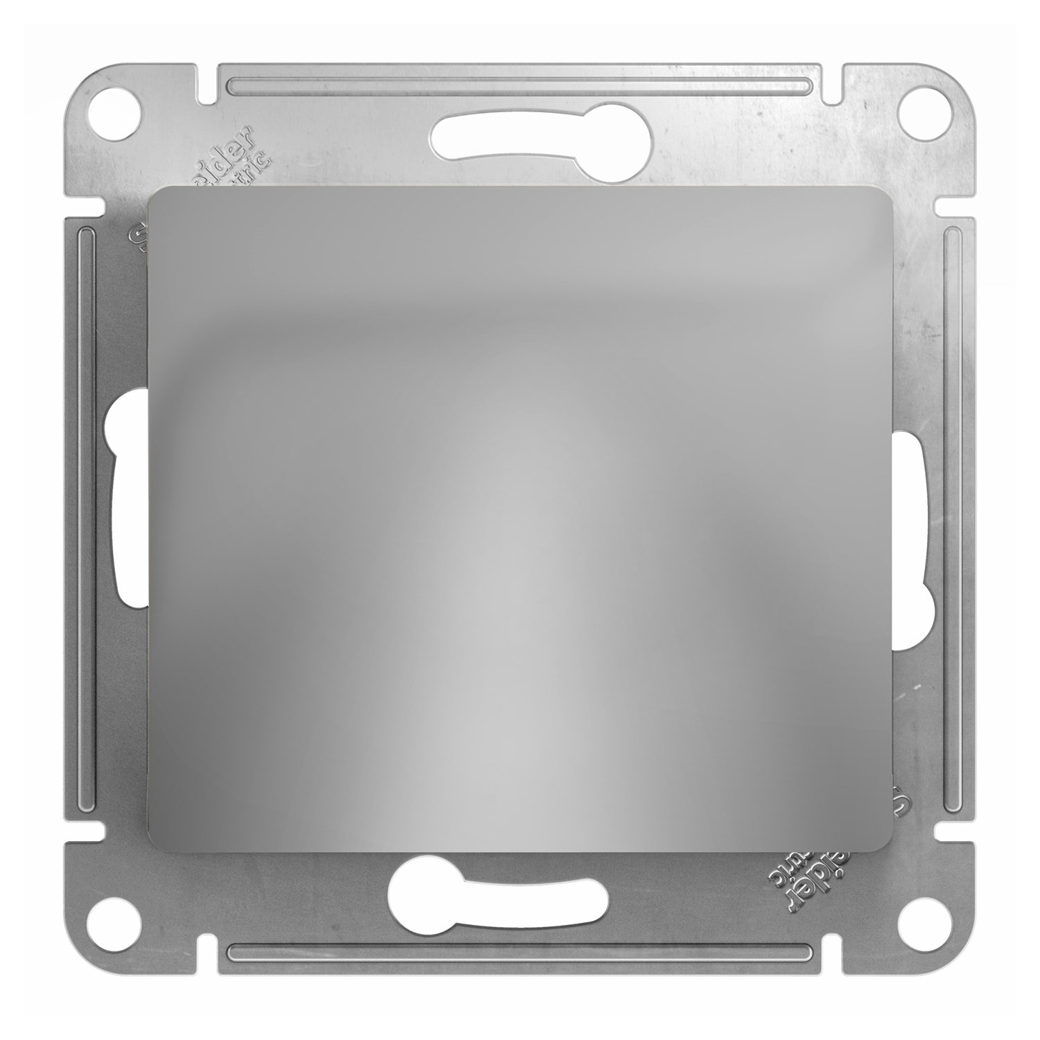 Вывод кабеля механизм Systeme Electric Glossa алюминий GSL000399 GSL000399 - магазин электротехники Electroshop
