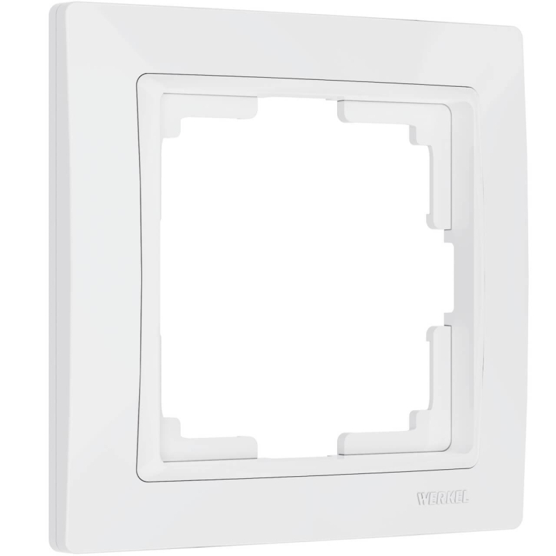 Рамка на 1 пост Werkel Snabb basic белый W0012001 4690389160769 4690389160769 - магазин электротехники Electroshop