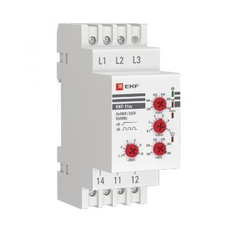Реле контроля фаз RKF-11m 1НО/НЗ 280-480В 50/60Гц EKF PROxima rkf-11m rkf-11m - магазин электротехники Electroshop
