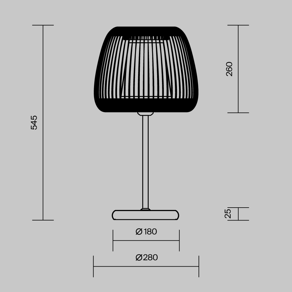 Настольная лампа Maytoni Kirigami MOD409TL-01B MOD409TL-01B - магазин электротехники Electroshop