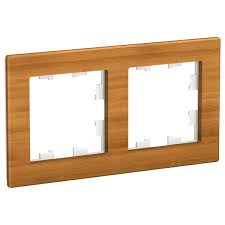 Рамка AtlasDesign Nature 2 поста дерево бамбук Systeme Electric ATN353202 ATN353202 - магазин электротехники Electroshop