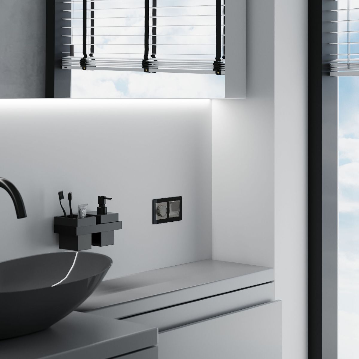 Розетка с заземлением, крышкой и шторками Werkel 4690389197529 W1171244 a064092 4690389197529 - магазин электротехники Electroshop