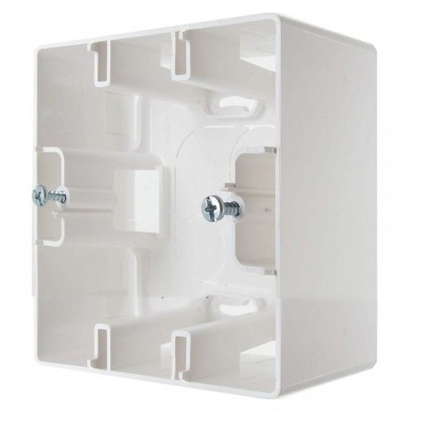 Коробка Legrand Etika 1 пост для накладного монтажа, белый 672510 672510 - магазин электротехники Electroshop