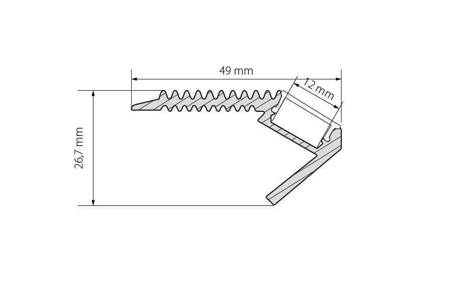 Профиль Arlight ARH-STAIR-W47-2000 ANOD 016148 016148 - магазин электротехники Electroshop