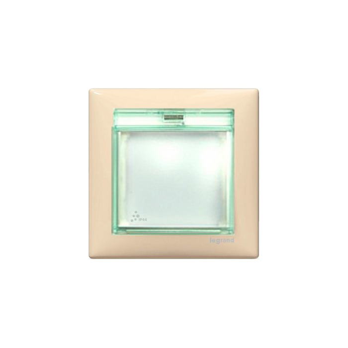 Рамка Legrand Valena 1 пост с крышкой IP44 слоновая кость (774350) 774350 - магазин электротехники Electroshop