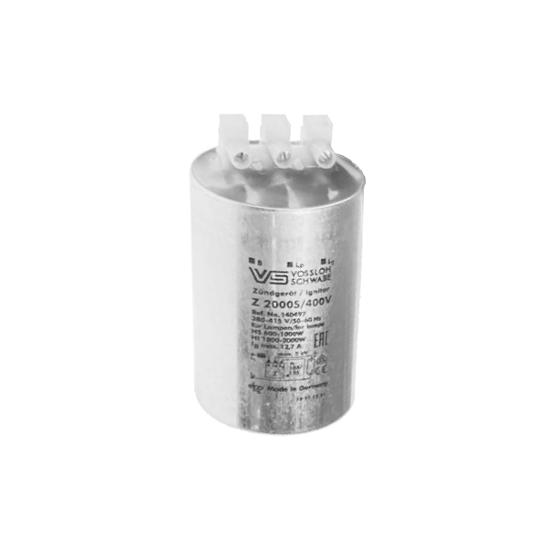 ИЗУ Vossloh Schwabe Z 2000 S 1000-2000W 380-415V 4,0-5,0kV 12A d50x88 20м для металлогалогенных ламп 140497 140497 - магазин электротехники Electroshop