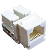 Механизм компьютерной розетки RJ-45, кат.6, UTP Экопласт LK45 856300 856300 - магазин электротехники Electroshop