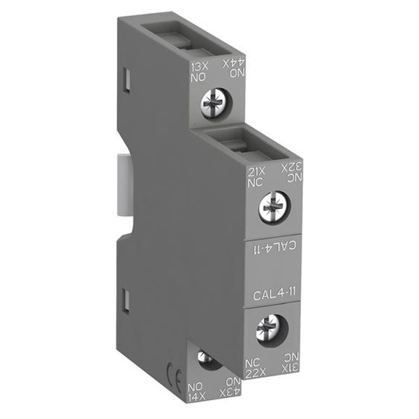 Контакт ABB CAL4-11 1НО+1НЗ боковой для контакторов AF09-AF96 1SBN010120R1011 1SBN010120R1011 - магазин электротехники Electroshop
