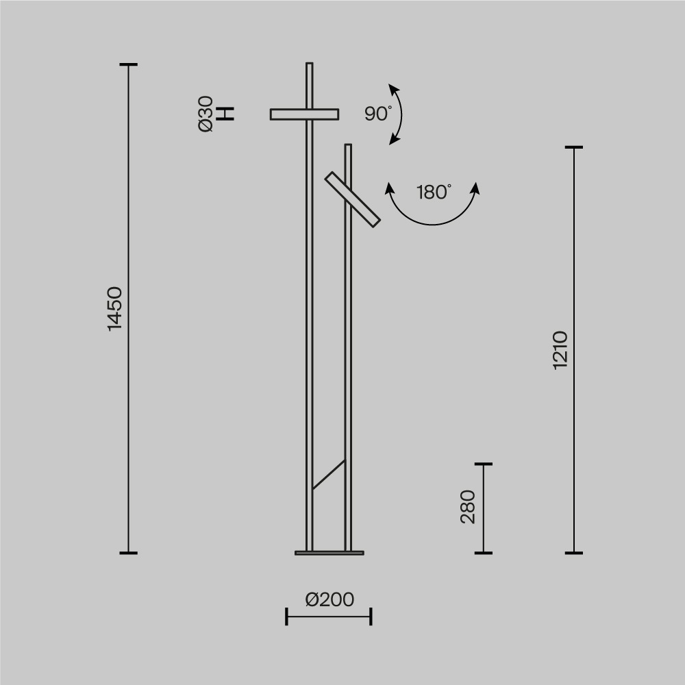 Торшер Maytoni Trust MOD460FL-L6BS3K MOD460FL-L6BS3K - магазин электротехники Electroshop