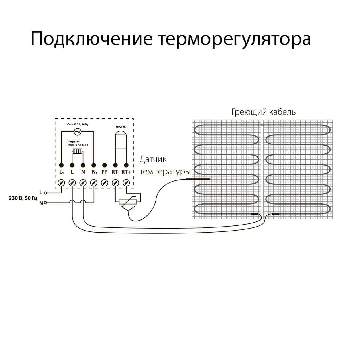 Терморегулятор Werkel электромеханический для теплого пола серебряный W1151106 4690389156021 4690389156021 - магазин электротехники Electroshop