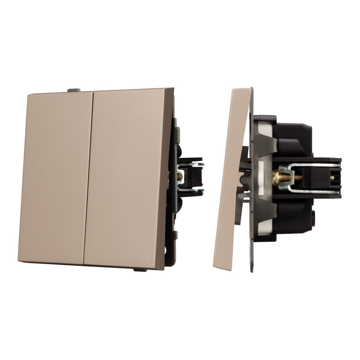Механизм выключателя управления шторами Arlight SWT-TENDO-MKR2-PL-GD (230V, 10A) 054141 054141 - магазин электротехники Electroshop