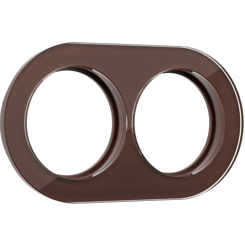 Рамка Werkel Favorit Runda на 2 поста коричневый WL21-Frame-01 4690389141966 4690389141966 - магазин электротехники Electroshop