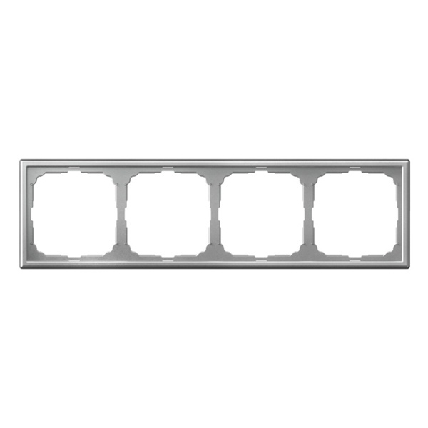 Рамка ArtGallery 4 поста алюминий Systeme Electric GAL000304 GAL000303 - магазин электротехники Electroshop
