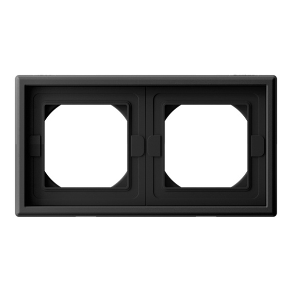 Рамка ArtGallery 2 поста IP44 карбон Systeme Electric GAL441002 GAL441002 - магазин электротехники Electroshop