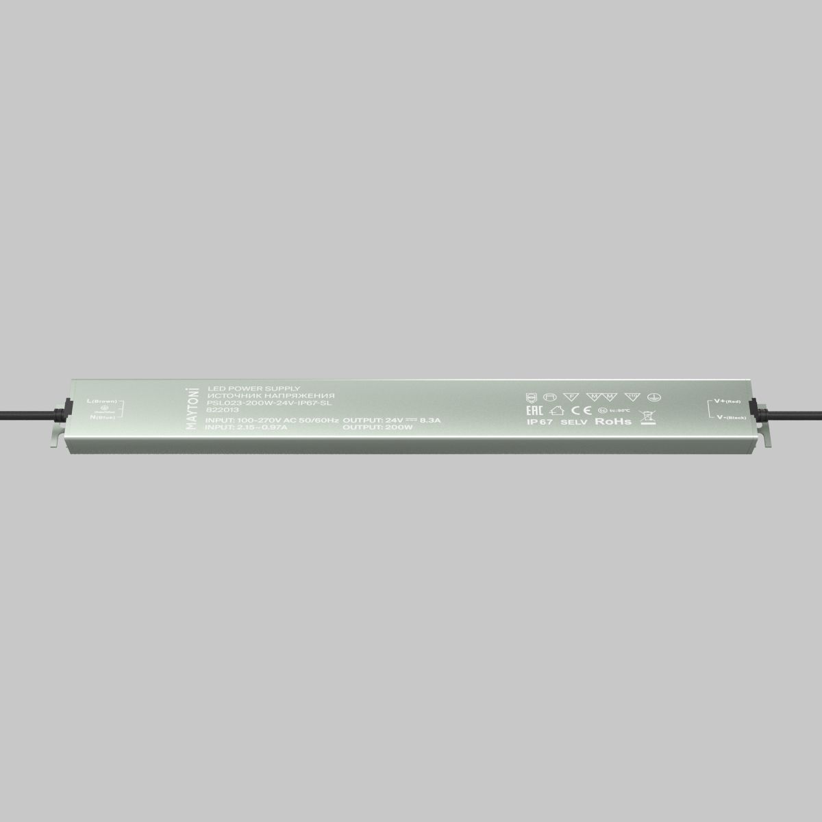 Блок питания Maytoni Led Strip PSL023 24В 200Вт IP 67 822013 822013 - магазин электротехники Electroshop