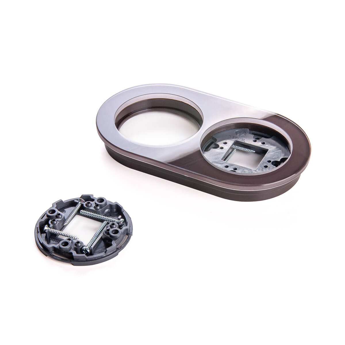 Рамка Werkel Favorit Runda на 2 поста коричневый WL21-Frame-01 4690389141966 4690389141966 - магазин электротехники Electroshop