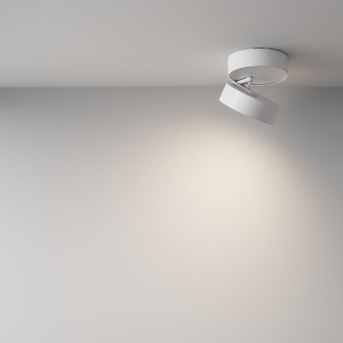 Накладной спот Maytoni Onda C024CL-18W4K-W-1 C024CL-18W4K-W-1 - магазин электротехники Electroshop