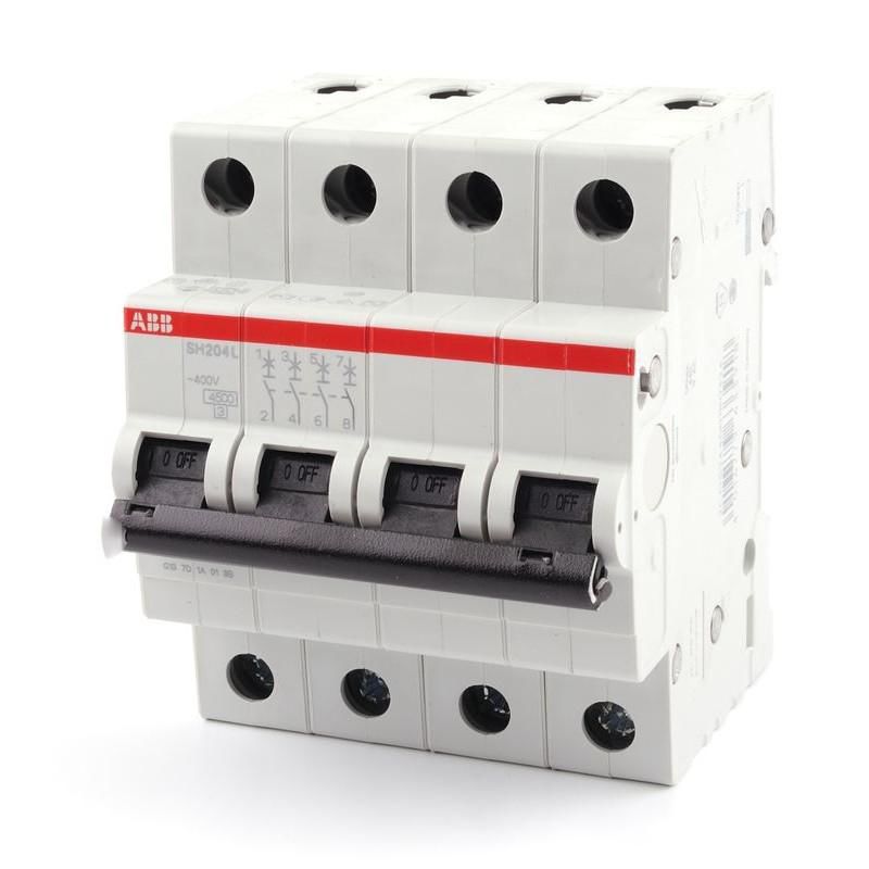 SH204 C32 Автоматический выключатель 4-полюсный 32А 6кА (хар-ка C) ABB 2CDS214001R0324 2CDS214001R0324 - магазин электротехники Electroshop