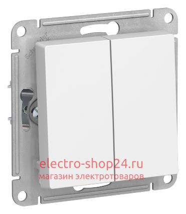 Двухклавишный перекрестный переключатель 10А AtlasDesign лотос Systeme Electric ATN001373 ATN001373 - магазин электротехники Electroshop