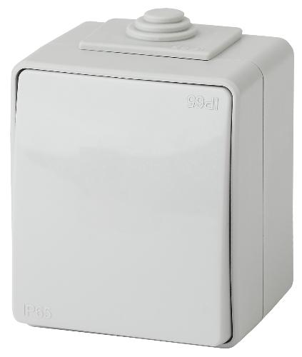 Переключатель IP65 10АХ-250В открытой установки Эра Эксперт серый 11-1603-03 Б0035975 Б0035975 - магазин электротехники Electroshop