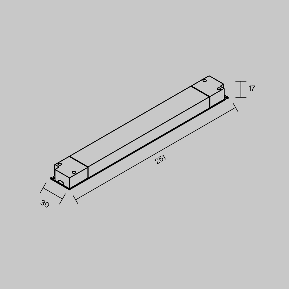 Источник напряжения Maytoni Led Strip PSL004 24В 75Вт IP20 821034 821034 - магазин электротехники Electroshop