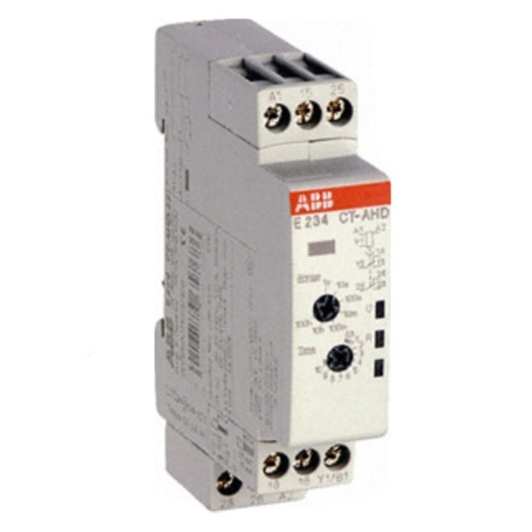 Реле времени ABB CT-AHD.12 (задержка на отключ.) 24-48B DC, 24- 240B AC (7диапазон.0,05с...100ч) 1ПК 1SVR500110R0000 1SVR500110R0000 - магазин электротехники Electroshop