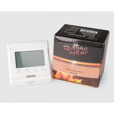 Терморегулятор Russian Heat E 51.716 белый Russian Heat E 51.716 - магазин электротехники Electroshop