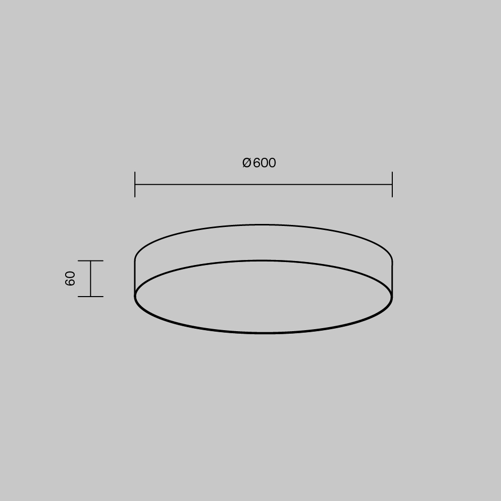 Потолочный светодиодный светильник Maytoni Technical Ceiling Zon C032CL-90W3K-RD-MG C032CL-90W3K-RD-MG - магазин электротехники Electroshop