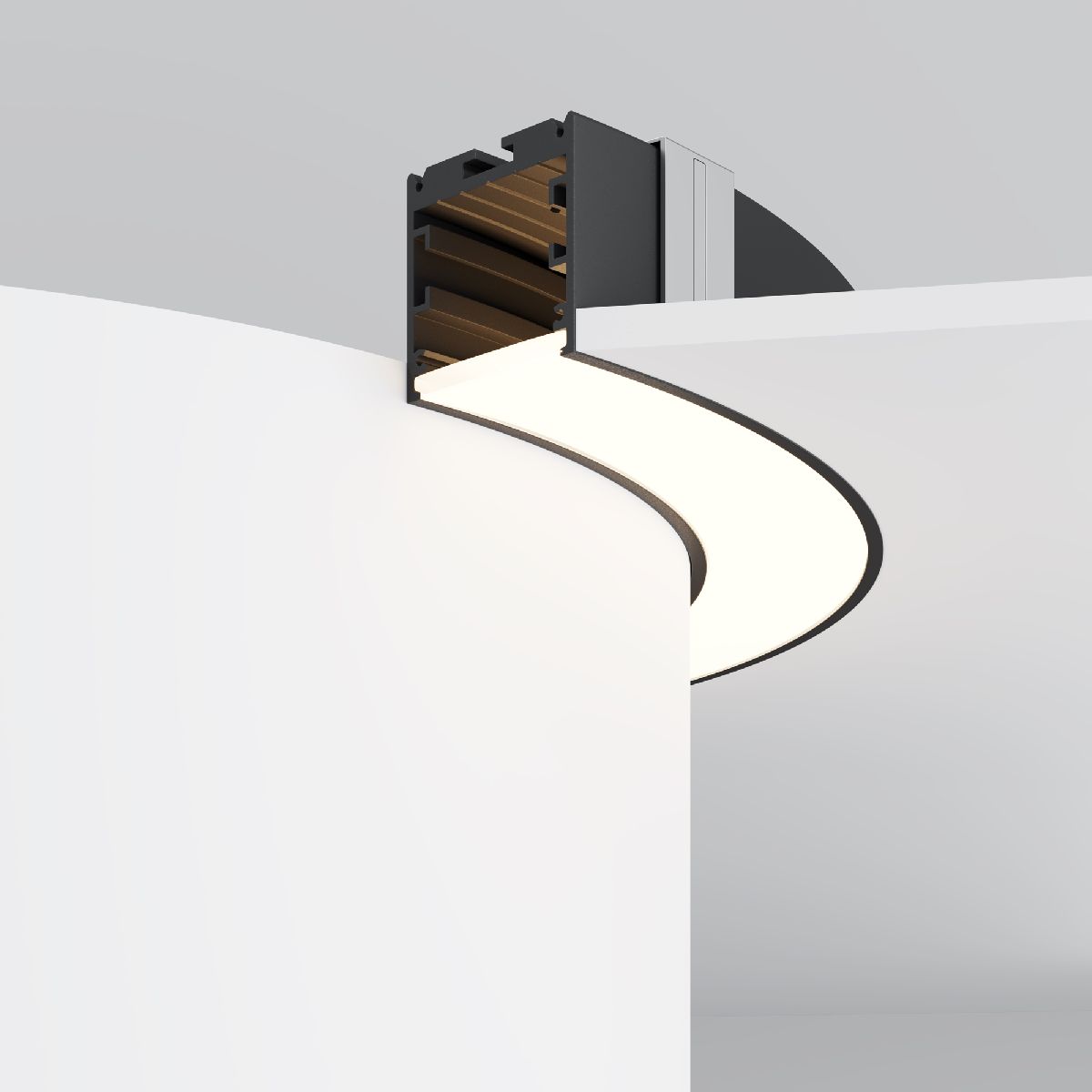 Радиусный профиль Maytoni Led strip ALM-3535R-B-D-90°-0.3M ALM-3535R-B-D-90°-0.3M - магазин электротехники Electroshop