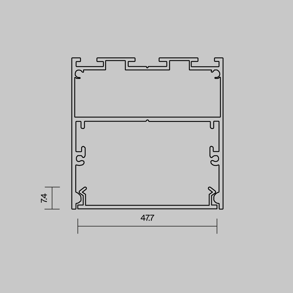 Рассеиватель для профиля 5050 Maytoni Led Strip ALM-5050T-B-DF-3M 642049 642049 - магазин электротехники Electroshop