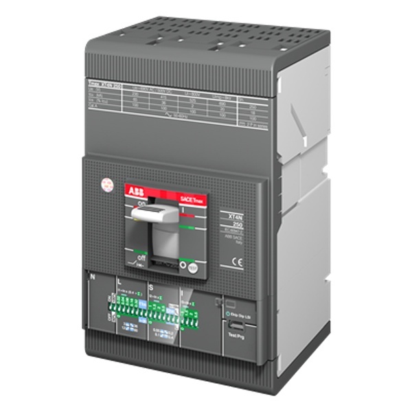 Выключатель автоматический 250A ABB Tmax XT4N 250 Ekip LS/I In250A 3p F F 1SDA068126R1 1SDA068126R1 - магазин электротехники Electroshop