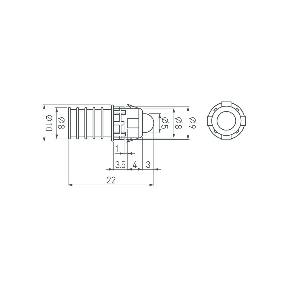 Модуль герметичный Arlight ARL-D9 5V Yellow 023414 023414 - магазин электротехники Electroshop