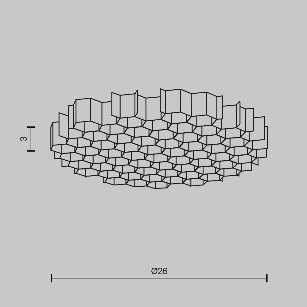 Светофильтр Maytoni Wise HoneyComb-D26 HoneyComb-D26 - магазин электротехники Electroshop