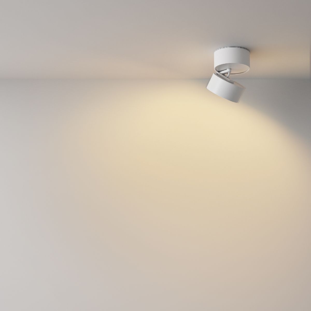 Накладной спот Maytoni Onda C024CL-12W2.7K-W-1 C024CL-12W2.7K-W-1 - магазин электротехники Electroshop